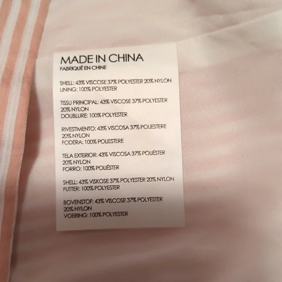 Club Monaco - Pink & White Striped High Waisted Flared “Bryanna” Pants Sz 12. - Picture 10 of 13